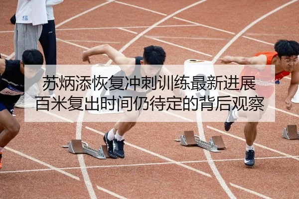 苏炳添恢复冲刺训练最新进展 百米复出时间仍待定的背后观察